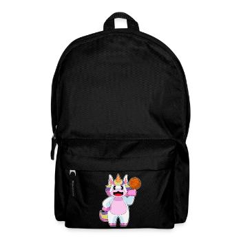 Unicorn Basketball Player Basketball - Backpack - black - Front
