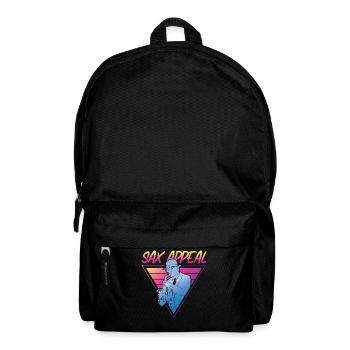 Saxophone Retro Vintage Sax Appeal - Rucksack - Schwarz - Vorne