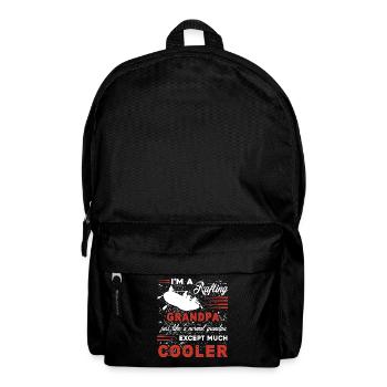 Rafting Grandpa Is Cooler - Backpack - black - Front