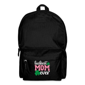 La maman irlandaise de la Saint-Patrick est la plus heureuse - Sac à dos - noir - Devant