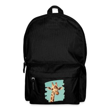Giraffe - Rucksack - Schwarz - Vorne