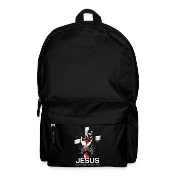 Jesus died for me - Backpack - black - Front