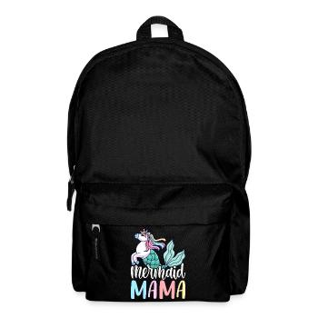 Mermaid Mama Mermaid Mom Grafikdesign für - Rucksack - Schwarz - Vorne