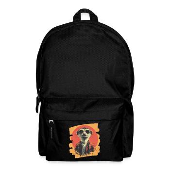 Meerkat Retro - Backpack - black - Front