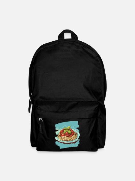 Spaghetti Bolognese - Rucksack - Schwarz