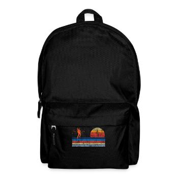 Saxophone Retro Vintage - Rucksack - Schwarz - Vorne