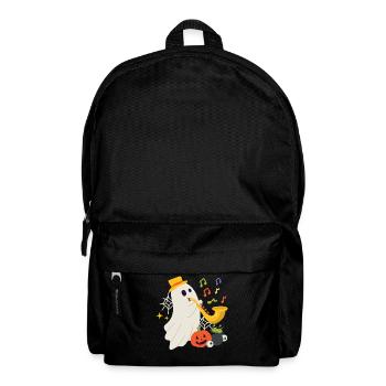 Saxophone Halloween Ghost - Rucksack - Schwarz - Vorne
