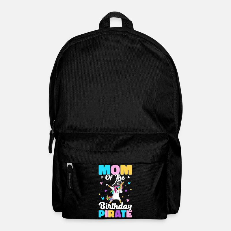 Maman de l’anniversaire Pirate Pirates Anniversaire Pirate - Sac à dos - noir