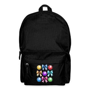 Coquette Bogen Boccia-Kugel Mütter Tag Bocci Band - Rucksack - Schwarz - Vorne
