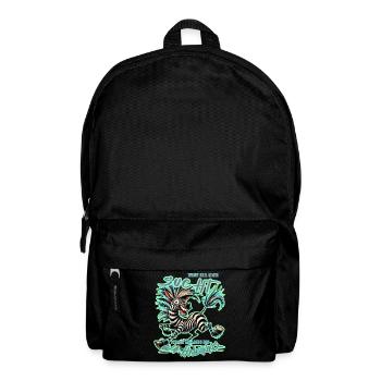 Verrücktes Zebra Wenn ihr mich sucht Wahnsinn - Rucksack - Schwarz - Vorne