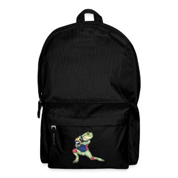 Frog Volleyball Player Volleyball - Backpack - black - Front
