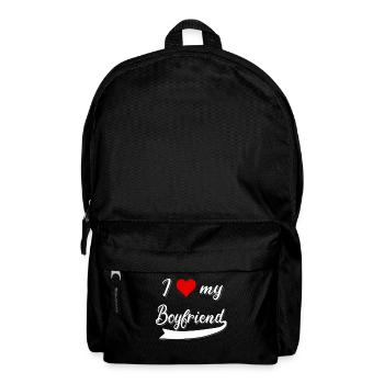 ❤️ Amour Couple Saint-Valentin Cadeau Petit Ami Amour - Sac à dos - noir - Devant
