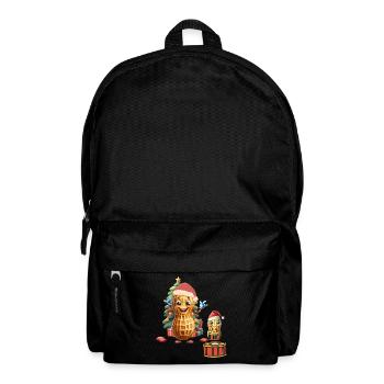 Cacahuète Noël Noël Noël Noix Enfants - Sac à dos - noir - Devant