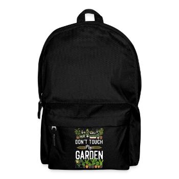 Plant Lover Gardening Don't Touch - Rucksack - Schwarz - Vorne