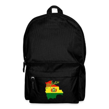 Bolivian pride, Bolivian flag - Backpack - black - Front