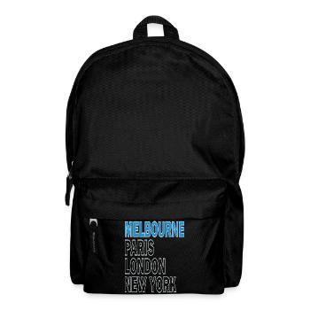 Tennis Tournament Melbourne Paris London New York - Backpack - black - Front