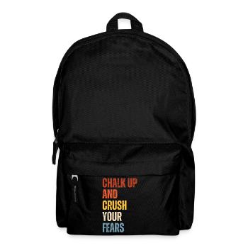Bouldern Chalk Up Boulderer - Rucksack - Schwarz - Vorne