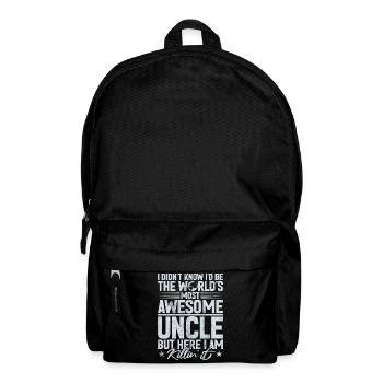 Best Uncle Proud Uncle Quote Humor - Backpack - black - Front