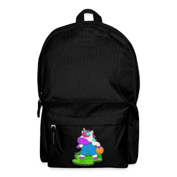 Unicorn Basketball Player Basketball - Backpack - black - Front