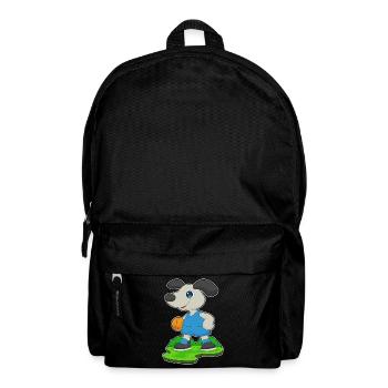 Hund Basketballspieler Basketball - Rucksack - Schwarz - Vorne