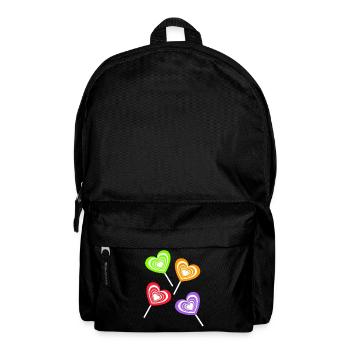 Lollie Lollies Enfants Enfant Rétro Vintage Années 80 Années 90 - Sac à dos - noir - Devant