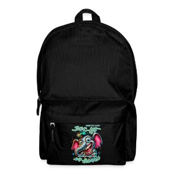 Wenn ihr mich sucht ich bin am Rande des Wahnsinns - Rucksack - Schwarz - Vorne