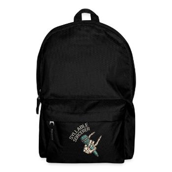 Syllabe Magicien Poésie Slam - Sac à dos - noir - Devant