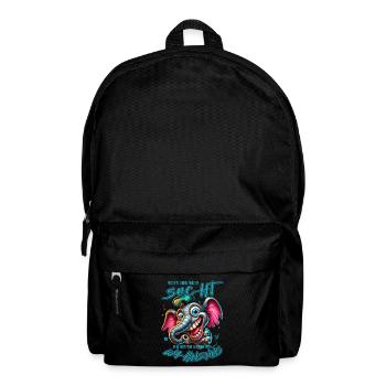 Wenn ihr mich sucht, ich bin am Rande des Wahnsinn - Rucksack - Schwarz - Vorne