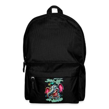 Wenn ihr mich sucht, ich bin am Rande des Wahnsinn - Rucksack - Schwarz - Vorne