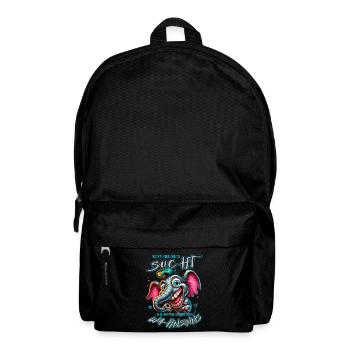 Wenn ihr mich sucht, ich bin am Rande des Wahnsinn - Rucksack - Schwarz - Vorne