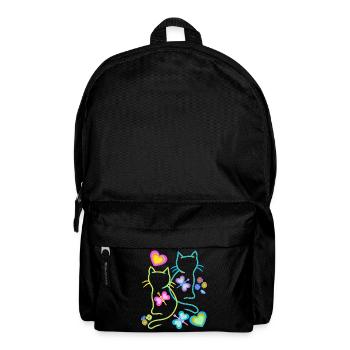 Été Chats Chat Enfants Enfant - Sac à dos - noir - Devant