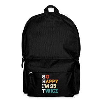 70 Anniversaire 70 Années Né 1955 - Sac à dos - noir - Devant