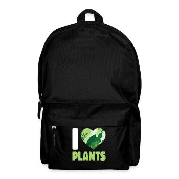 Plant Lover Gardening Heart I Love - Rucksack - Schwarz - Vorne