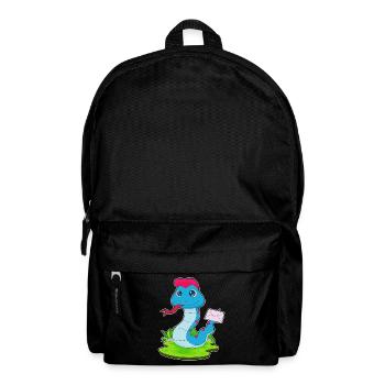 Snake Letter - Backpack - black - Front