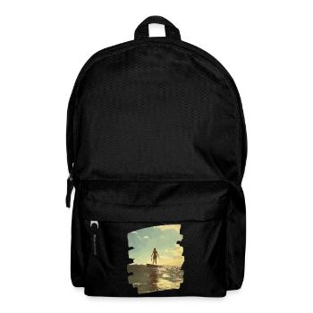Stand-up-paddle SUP - Rucksack - Schwarz - Vorne