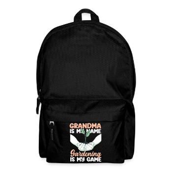 Plant Lover Gardening Grandma - Rucksack - Schwarz - Vorne