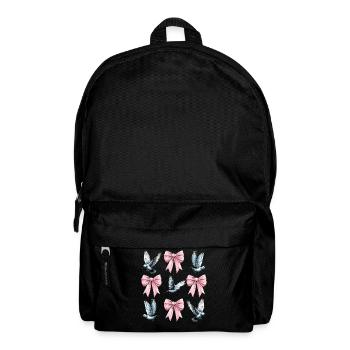 Coquette Bogen Taubenjagd Jäger rosa Schleife Mom - Rucksack - Schwarz - Vorne