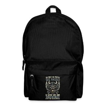 Viking Dad Father's Day Paternity Parent - Backpack - black - Front