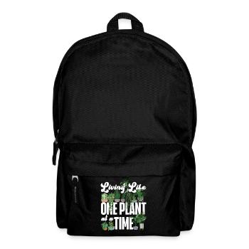 Plant Lover Gardening Living Life - Backpack - black - Front