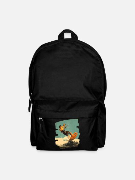 Kitesurfer - Rucksack - Schwarz
