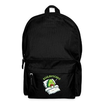 Schlavocado Avocado Sleep Lover Kawaii Avocado - Backpack - black - Front