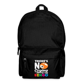 Bingo No Crying for Bingo Players - Backpack - black - Front