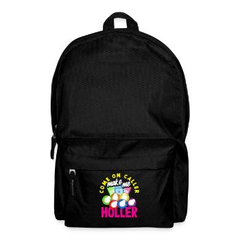 Bingo Spieler Komm Rufe Mich An - Rucksack - Schwarz - Vorne