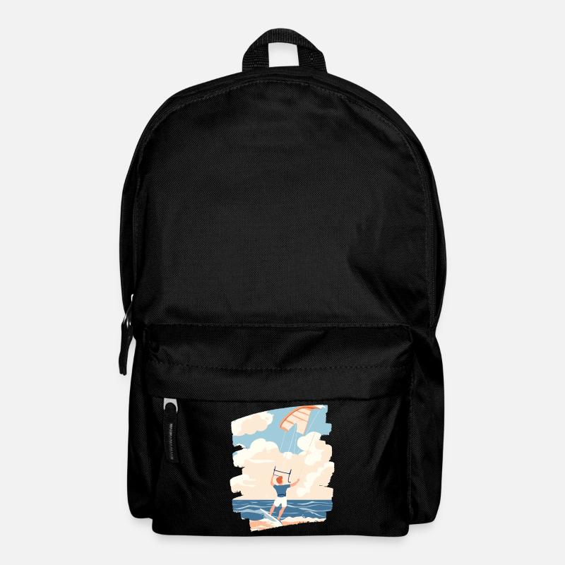 Kitesurfer - Rucksack - Schwarz