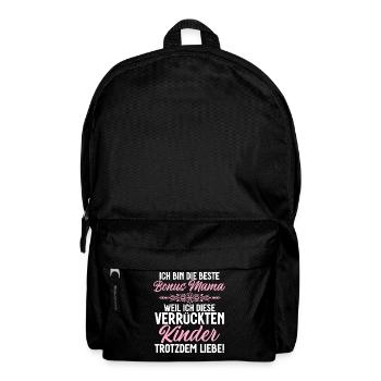 Bonus Mama Muttertag Mutterschaft Mama Elternteil - Rucksack - Schwarz - Vorne