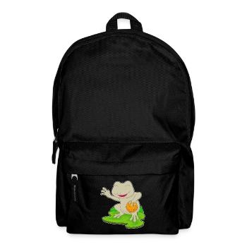 Frog basketball player basketball - Backpack - black - Front
