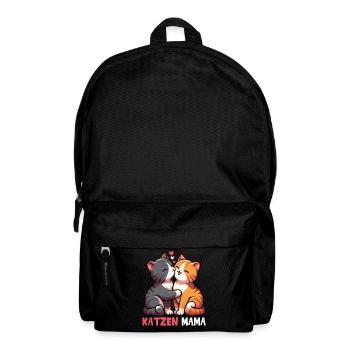 Katzen Mama Muttertag Elternteil Mama - Rucksack - Schwarz - Vorne