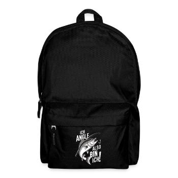 Ich Angle also bin ich - Rucksack - Schwarz - Vorne