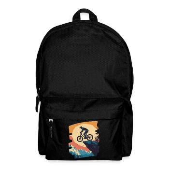 Mountain bikers Downhill Mountains Cycling - Backpack - black - Front