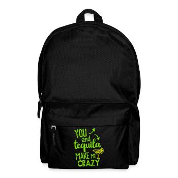 Tequila Party Spruch Zitat - Rucksack - Schwarz - Vorne